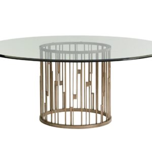 Rendezvous Round Metal Dining Table