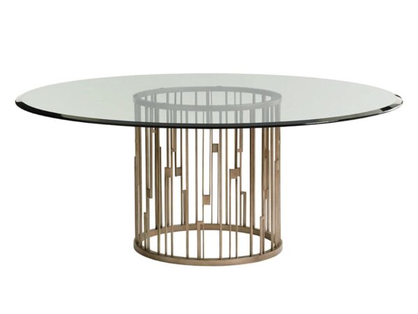 Rendezvous Round Metal Dining Table