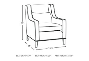 Eloise Lounge Chair dimensions 
