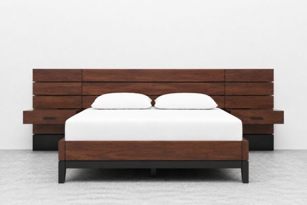 Definity Wood Panel Beds With Storage Drawers