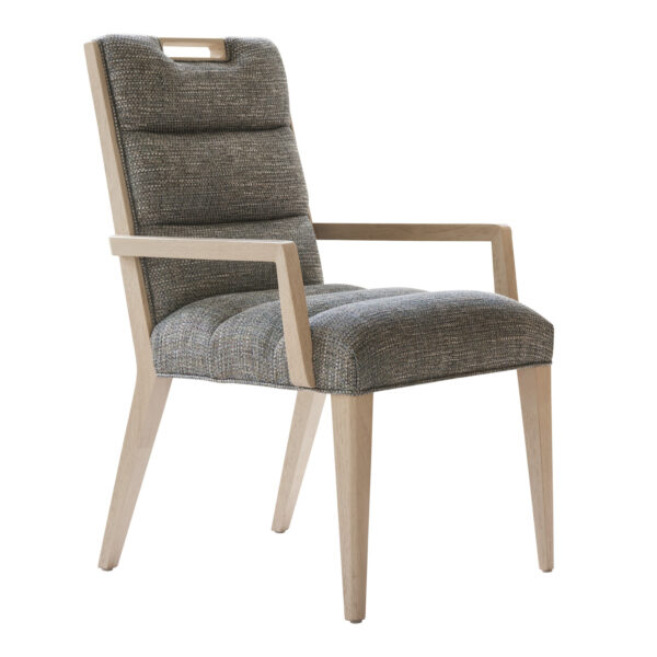 Aiden Channedled UPholstered Arm Chair