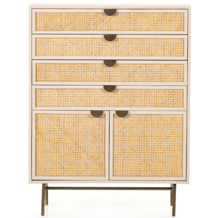 Luella-Tall-Dresser-Matte-Alabaster-Front-picture