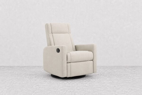 Nelly 521 Upholstered Swivel Glider & Recliner With Integrated Footrest