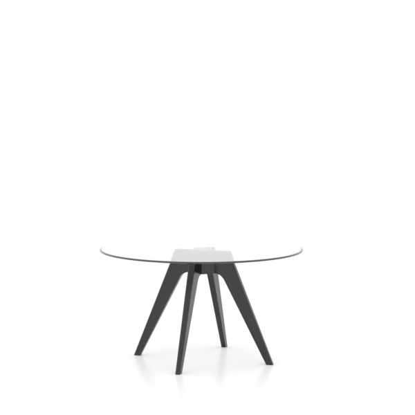Round Glass Table – Base DQ