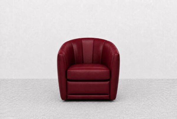 Natuzzi Giada Burgundy Chair