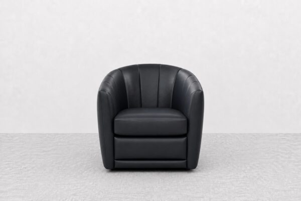 Natuzzi Giada Black Chair