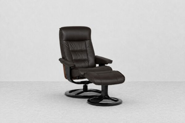 H2 Bravo Black Recliner