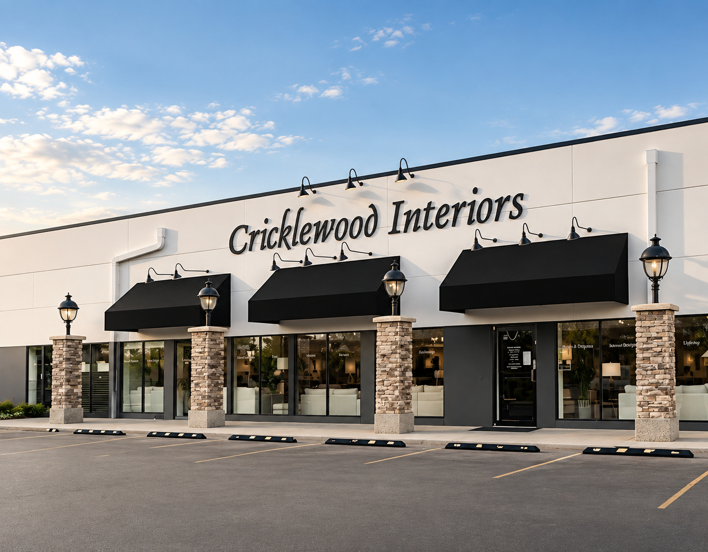 Cricklewood Interiors furniture showroom in Calgary Alberta