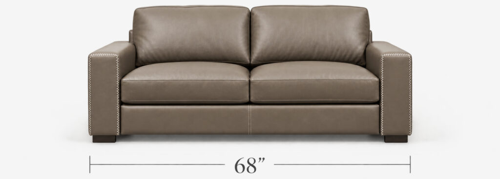 Alfred Loveseat shown at 68 inches wide