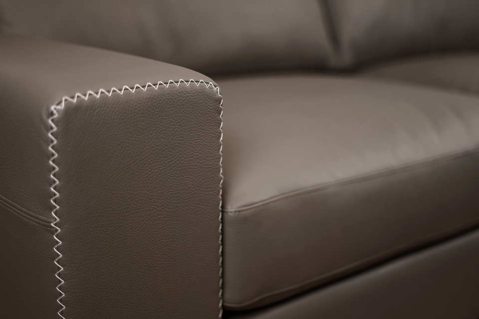 Alfred Sofa upholstery and arm detail