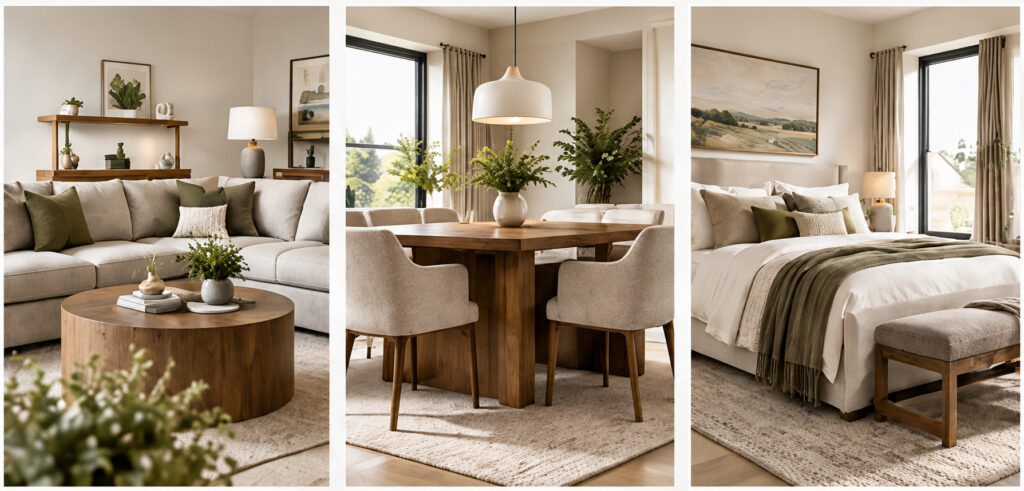 Living room, dining room and bedroom furniture for Okotoks homes